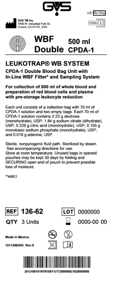 Pouch Label (Leukotrap 19)
